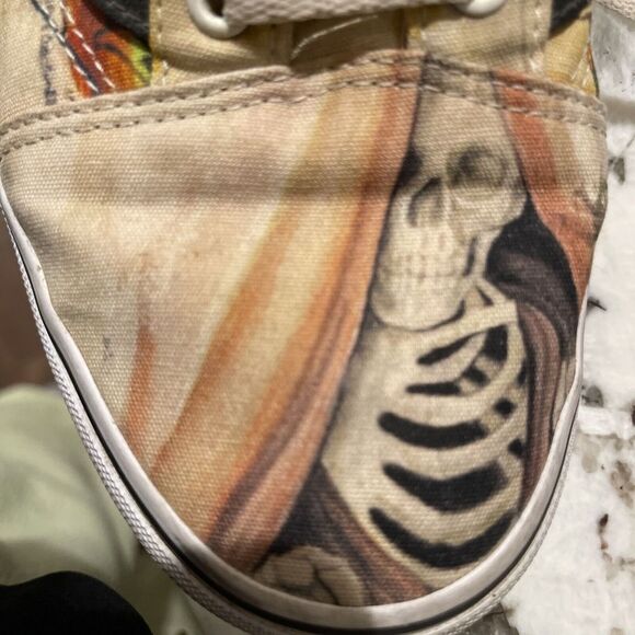 Vans Off The Wall Gallery Kostechko All Over Print Skater, Retro Size 10 - Picture 9 of 12